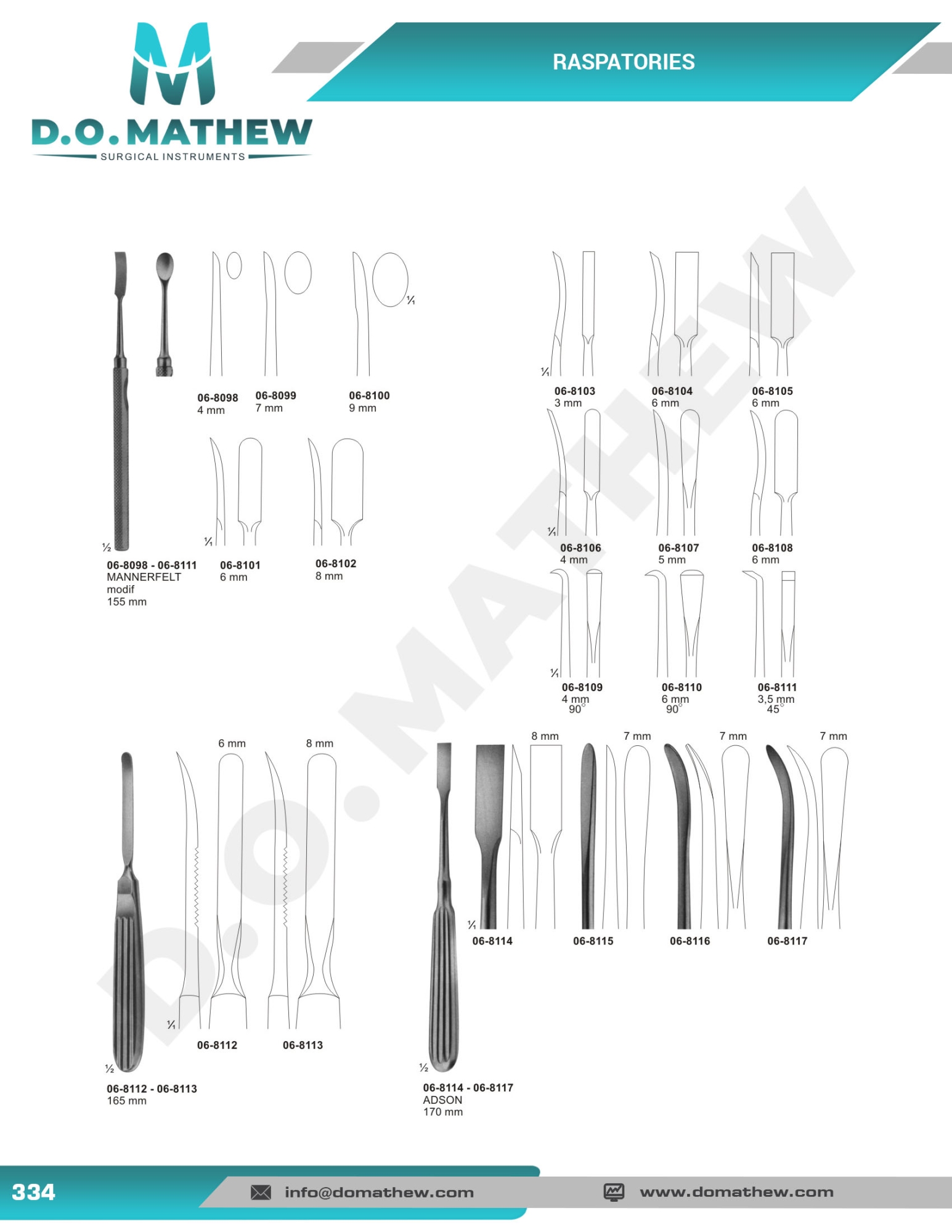 Amputation, Elevators, Saws, Raspatories, Bone Livers, Bone Files & Curettes